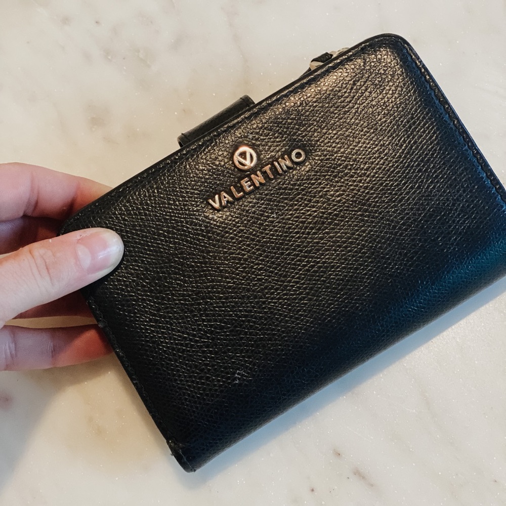 Valentino - Black Fold Wallet